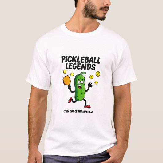 T-shirt Funny Pickleball Club : Attention ! Peuple (Devant)