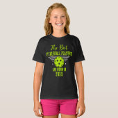 T-shirt Funny Pickleball Nom personnalisé Anniversaire Dat (Devant entier)