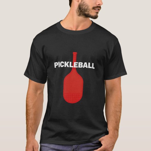 T-shirt Funny Pickleball Paddle Graphic Tee (Devant)