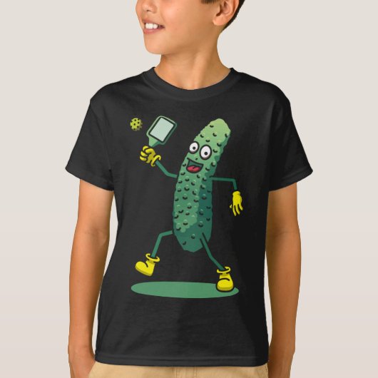 T-shirt Funny Pickleball Player Coach Concombre Prické Fr (Devant)