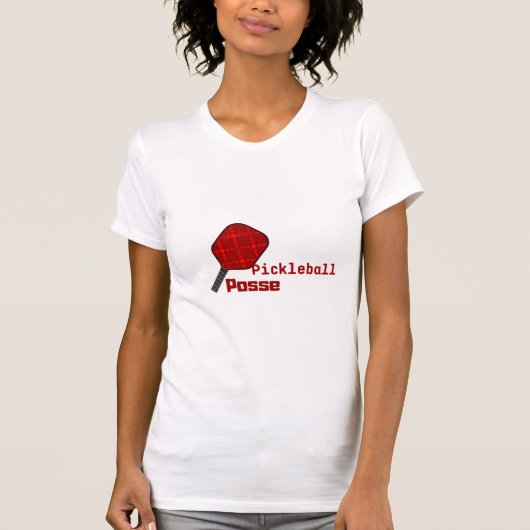 T-shirt Funny Pickleball Posse Quote For Pickleball (Devant)