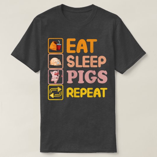T-shirt Funny Pig Lover Pig Farming Piglet Farmer Farm Ani (Design devant)