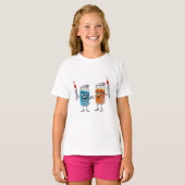 T-shirt Funny Pill Bottle Tee for children (Devant entier)