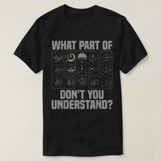 T-shirt Funny Pilot Design  (Design devant)