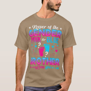 T-shirt Funny Pink or Blue Brother Vous Aime Révéler Le Se