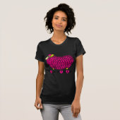 T-shirt Funny Pink Ram Chinois Nouvel An Zodiac Femmes B T (Devant entier)