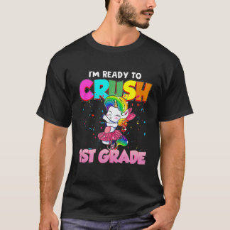 T-shirt Funny Pinky Ballet Unicorn Je suis prêt à écraser 