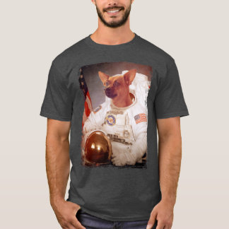 T-shirt Funny Pinscher Astronaut mission spatiale Animal A