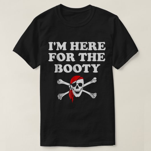 T-shirt Funny Pirate Treasure Hunter Design (Design devant)
