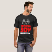 T-shirt Funny Pit Crew Anniversaire Boy Racing Course Voit (Devant entier)