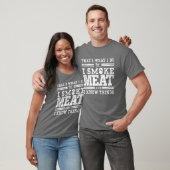 T-shirt Funny Pitmaster - I Smoke Meat BBQ Smoker Grill Gi (Unisexe)
