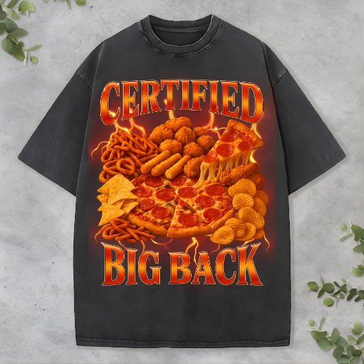 T-shirt Funny Pizza Feast Tee Bootleg Rap Style Food Lover