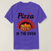 T-shirt Funny Pizza In The Oven Pregnant Women Pregnancy T (Design devant)