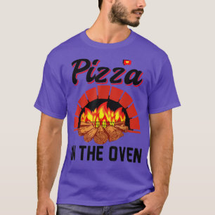 T-shirt Funny Pizza In The Oven Pregnant Women Pregnancy T