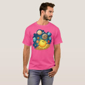 T-shirt Funny Planètes Skittles Bowling (Devant entier)