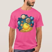 T-shirt Funny Planètes Skittles Bowling (Devant)