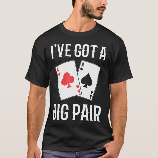 T-shirt Funny Poker Player (Devant)