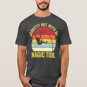 T-shirt Funny Pole Vault Pole Gravité voûtée Rétro
