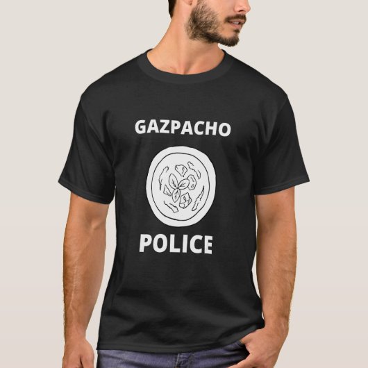 T-shirt Funny police de Gazpacho (Devant)