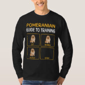 T-shirt Funny Poméranien Guide D'Entraînement Obedience Ch (Devant)