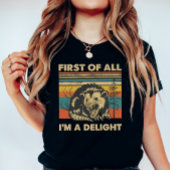 T-shirt Funny Possum Retro Forest; “I’m a Delight” Summer 