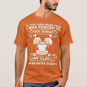 T-shirt Funny Pottery Maker Céramique Potter Potter