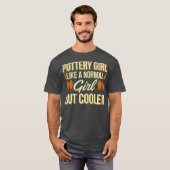 T-shirt Funny Pottery Maker Céramiques artisanat fille (Devant entier)