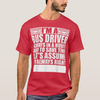 T-shirt Funny Present For Hubby Buzzer Busman Motorcoach B