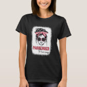 T-shirt Funny Princess passager, mignonne Messy Bun fille (Devant)
