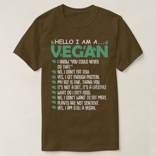 T-shirt Funny Pro Vegan Activism végétarien Végétarien Sty (Design devant)