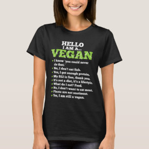 T-shirt Funny Pro Vegan Activisme Gym Athlete Cadeau Conce