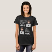T-shirt Funny Programmer Code Fonctionne Pourquoi Meme Tee (Devant entier)