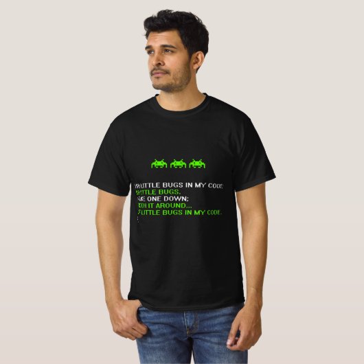 T-shirt Funny Programmer Coding Debugger Hacker Computer S (Devant entier)