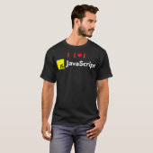 T-shirt Funny Programmer - JavaScript est Hell Premium (Devant entier)