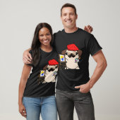 T-shirt Funny Pug est un peintre (Unisexe)