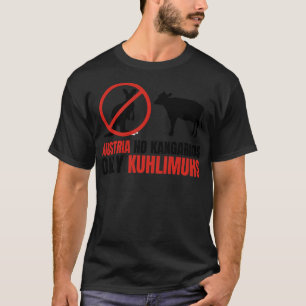 T-shirt Funny Pun Autriche No Kangaroos Seulement Kuhlimuh