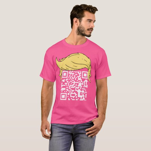 T-shirt Funny Qr President Trump Dance Code (Devant entier)