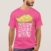 T-shirt Funny Qr President Trump Dance Code (Devant)