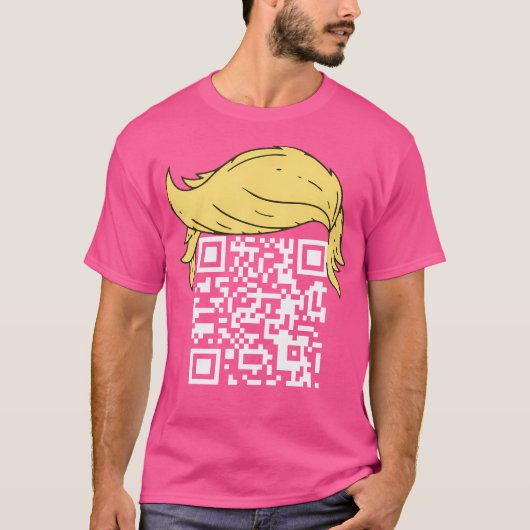 T-shirt Funny Qr President Trump Dance Code (Devant)