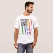 T-shirt Funny QR Président Trump Dance Code (Devant entier)