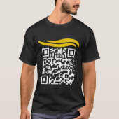 T-shirt Funny Qr Président Trump Dance Code 1 (Devant)