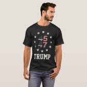 T-shirt Funny Qr President Trump Dance Code 4547 (devant A (Devant entier)