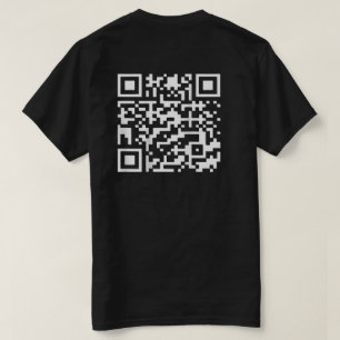 T-shirt Funny QR President Trump Dance Code (À L'Arrière)