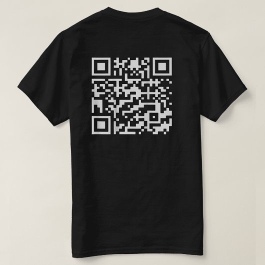 T-shirt Funny QR President Trump Dance Code (À L'Arrière) (Design dos)