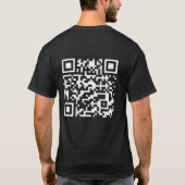 T-shirt Funny QR President Trump Dance Code (À L'Arrière) (Dos)