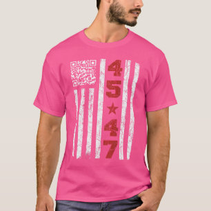 T-shirt Funny Qr President Trump Dance Code Trump 4547 (On