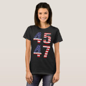 T-shirt Funny Qr President Trump Dance Scan Me Code (sur B (Devant entier)