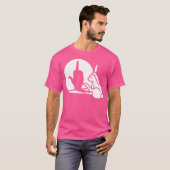 T-shirt Funny Rabbit Shadow Hand Middle Finger Sign The Fi (Devant entier)