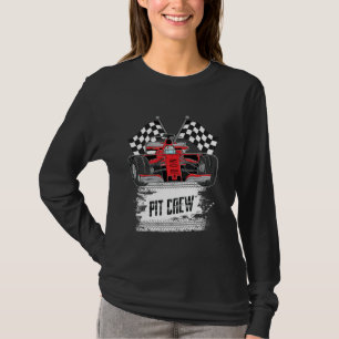 T-shirt Funny Racing Party Pit Crew Voiture Racing À damie