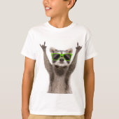 T-shirt Funny racoon (Devant)